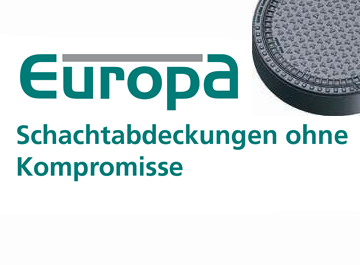 Schachtabdeckung Europa